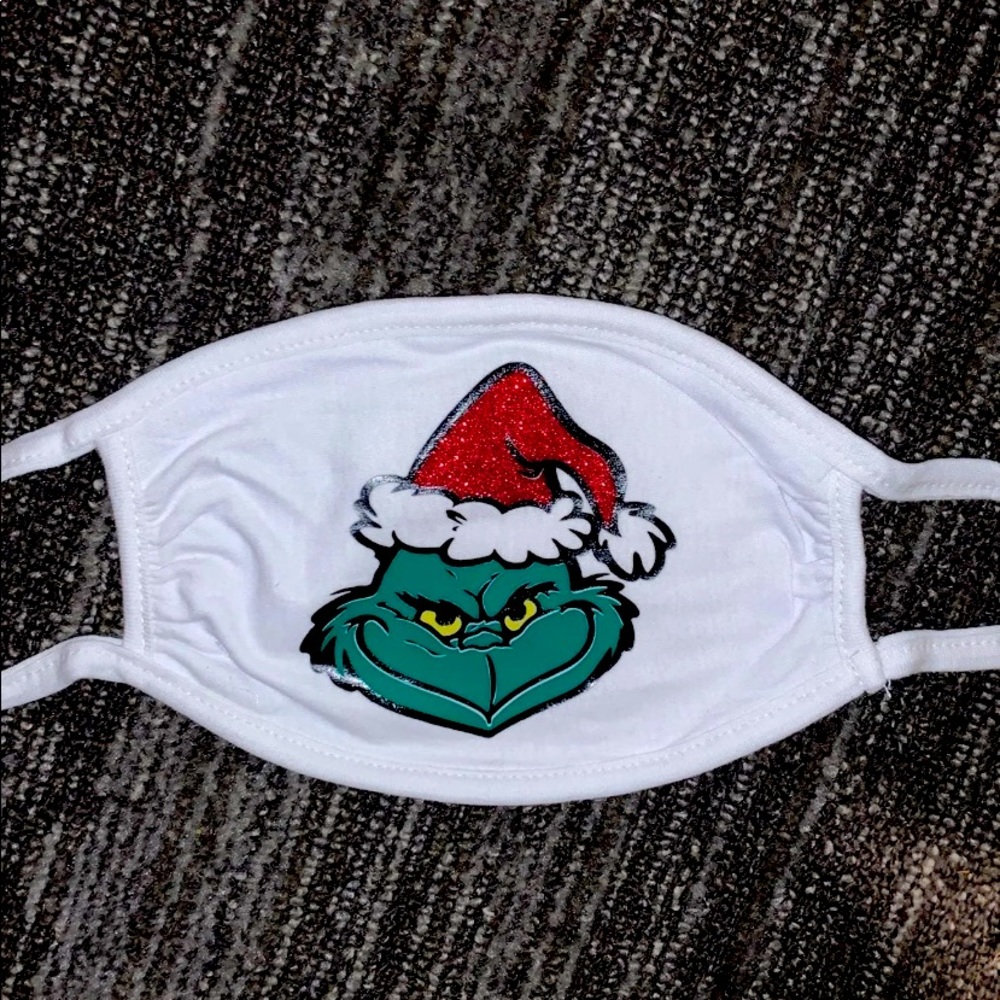 Grinch Face Mask
